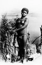 Lulu, une jeune fille zouloue intombi, v. 1895